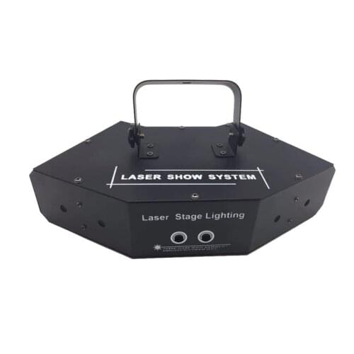 Free Shipping LED Six-Eye Scanning Laser Light RGB Full Color For Disco Dj Party Wedding Pub Stage Effect Light LED RGB Laser