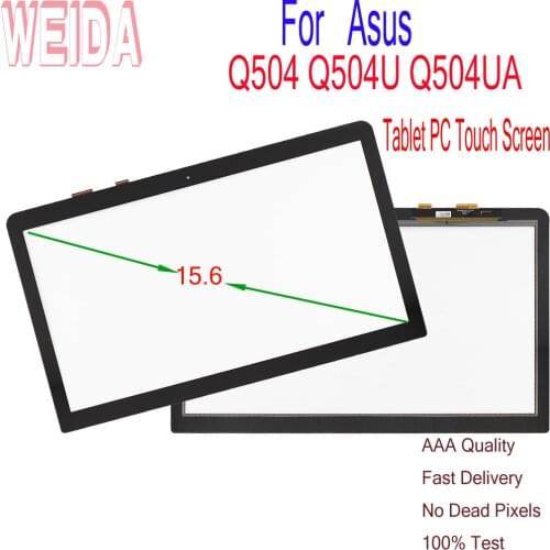 15.6" Screen for Asus Q504 Q504U Q504UA Tablet PC Touch Screen Digitizer Panel Sensor Glass Replacement Parts