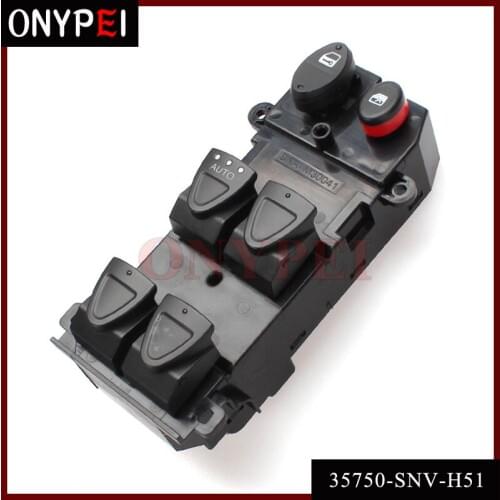 Power Window Master Switch 35750-SNV-H51 For Honda Civic 2006-2010 35750SNVH51