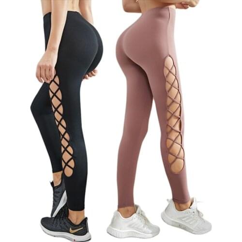 INS European hot style running exercise fitness fast dry yoga wear without embarrassing line high waist honey peach butt tights