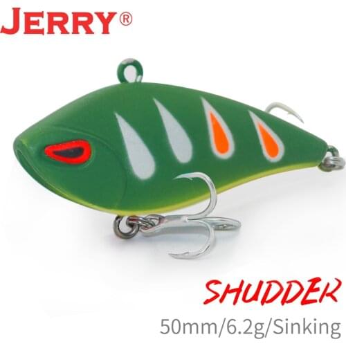Jerry Shudder Fishing Lure Crankbait VIB Trout Bass Sinking Hard Baits Plastic Lipless 1pc 5cm 6.9g Artificial Bait