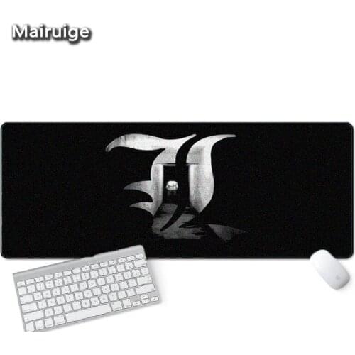 Mairuige Anime Luxury Printing Death Note Pc Mousepad Durable Locking Edge for Laptop Anime Mouse Pad Dota2 LOL CSGO Gaming Mat