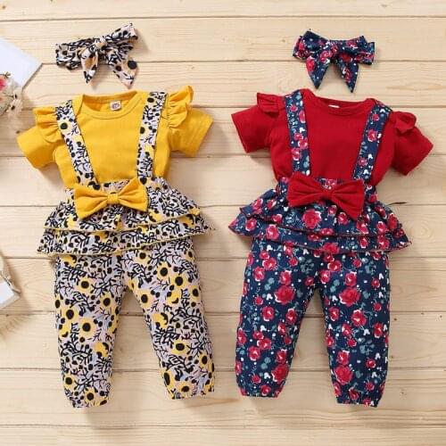 Princess Baby Girls Clothes Set 3Pcs Sweater Flower Infantil Girls Clothing Set Fashion Party Baptism 0-18 Months Girl Baby Set