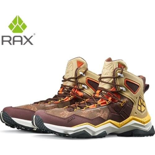RAX Hiking Boots Men Outdoor Sports Sneakers for Men Trekking Shoes Lightweight Breathable Multi-terrian Sports Shoes