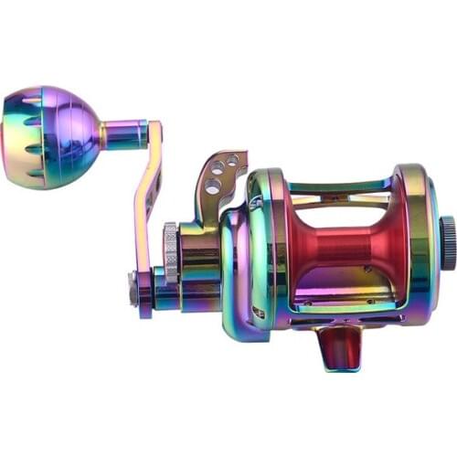 9BB+2RB Full Metal reel Boat wheel boat fishing drum /slow jigging trolling /fishing iron sea fishing wheel drag power 25kg