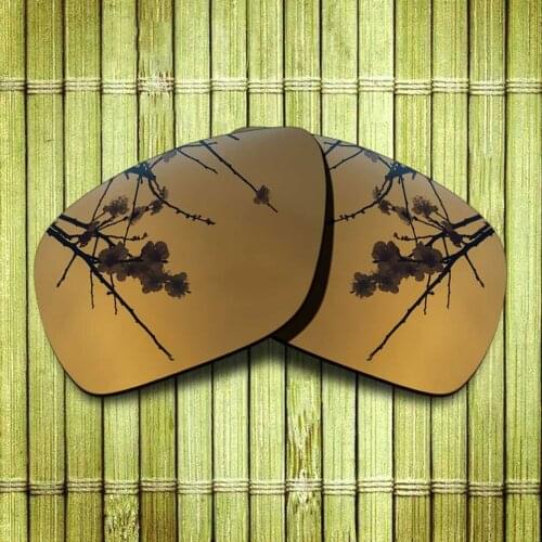 Polarized Replacement Lense For-Oakley Dispatch 1 Sunglasses Frame True Color Mirrored Coating - Copper Color Options