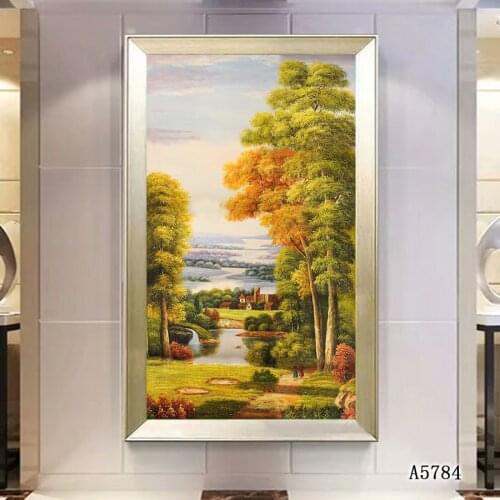 Modern Landscape Oil Canvas Painting Printing Decorative Art Picture Painting Print on Canvas Wall Art Picture for Home Decor
