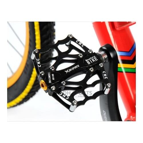 384g/pair Widen CNC Bicycle Pedal 6 Bearing Sealed Bike Pedals Road MTB Aluminum Alloy Body BMX Black De Bicicleta Cycling Parts