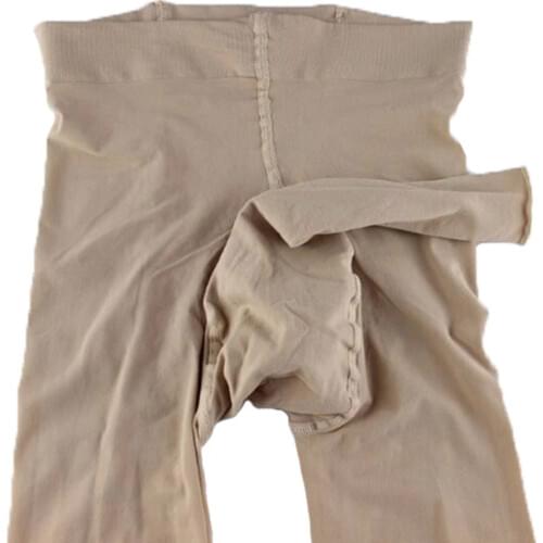 Women 120D Elastic Winter Warm Pantyhose Sexy Open Penis Sleeve Tights Masturbation Collant Femme Fantaisie Unisex Medias