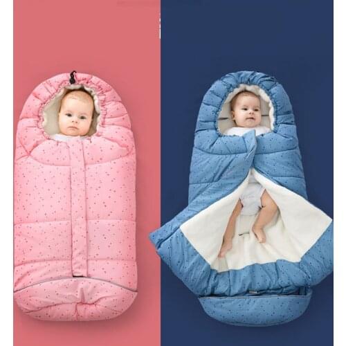 Winter Baby Stroller Sleeping Bags Warm Envelope For Newborn Infant Windproof Baby Cocoon Stroller Sleepsacks Footmuff For Pram