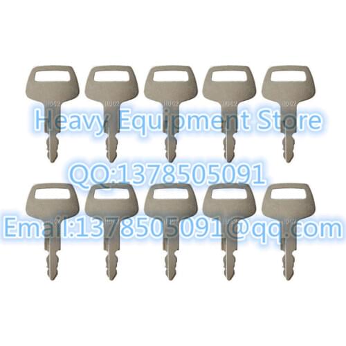 10 PCS HD62 Excavator Key For Hyundai Excavator Dozer Skidsteer Hitachi H808 Nagnao