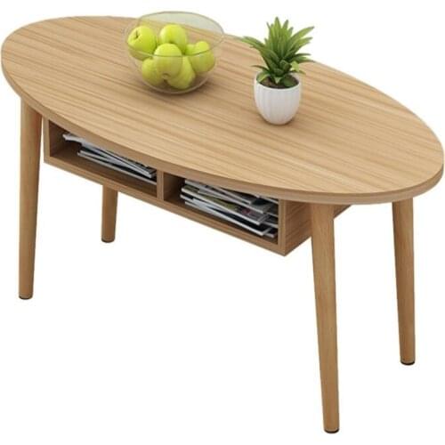 100*50*42CM Solid wood table legs Elipse Tea table Coffee table end table With drawer
