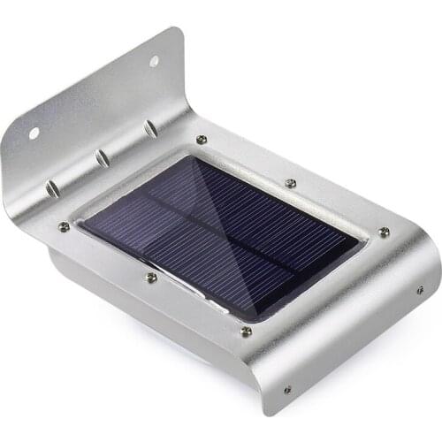 2018 Modern Outdoor Solar Sensor Led Wall Lamp Waterproof Luminaria Human Body/Sound Control Solar Wall Light Night Light