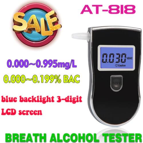 2019 professional Breathalyzer Portable Alcohol Tester Digital Breath Alcohol Meter Parking Car Detector Gadgets