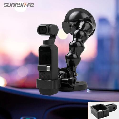 DJI Pocket 2 Aluminum Alloy Adapter Car Suction Cup Mount Sucker For GOPRO DJI OSMO POCKET Gimbal Accessories