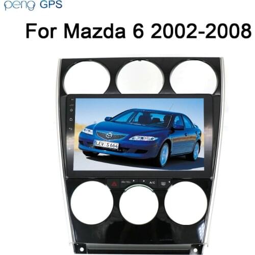 Android Car Radio DVD Player GPS Navigation For Mazda 6 2002-2005 2006 2007 2008 Android Auto Car Stereo Multimedia Headunit
