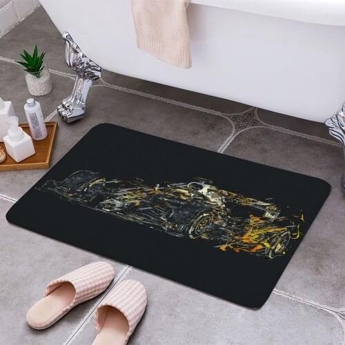 F1 CAR 2 Carpet Areas Rug Non-slip Floor Mat Rug 3D Printing Living Room Bedroom Door Mat Home Decoration