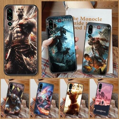 Game God Of War Phone Case For Huawei P Mate P10 P20 P30 P40 10 20 Smart Z Pro Lite black art waterproof tpu shell silicone