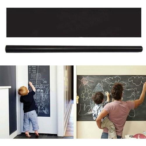 45*200cm Black Board Multifunction Chalkboard Learning Message Board Wall Decal Chalkboard Sticker Removable Chalk Board