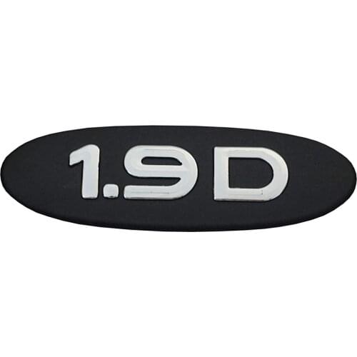 Black 1.9D Badge Monogram for Kangoo 1998-2007 8200120852