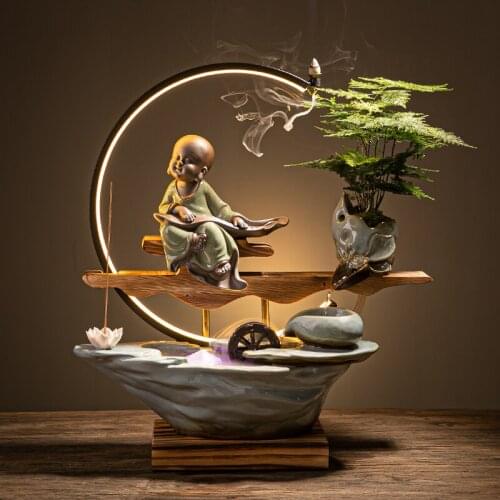 Circulating water Fountain furnishing articles transshipment Desk decoration housewarming home decoration accessories gift