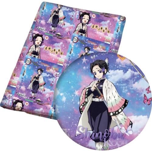 Diy 50* 140cm/piece custom cartoon pattern polyster and cotton fabric patchwork printing childrens home textile sewing dress