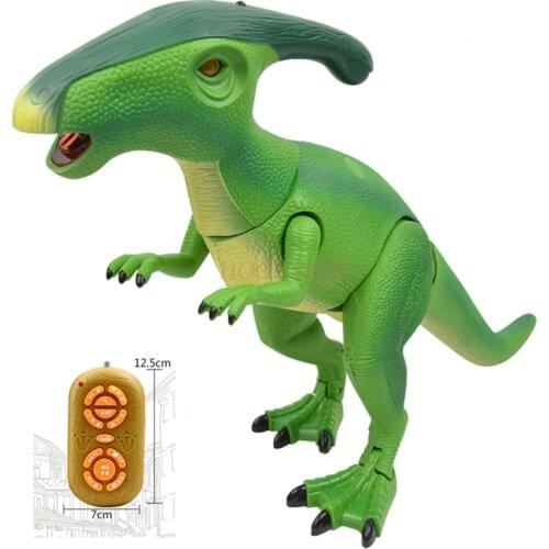 Electric Remote Control Deputy Dinosaur Roaring Forward Lighting Ready-to-go Animal Model Unisex Electronic Battery Operated