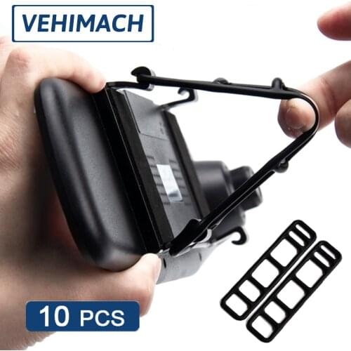 Dash Cam Fixing Strap 10pcs Universal For Car Mirror DVR Auto Dashcam Rubber Belt Buckle Driving Register Accessories Line Tape