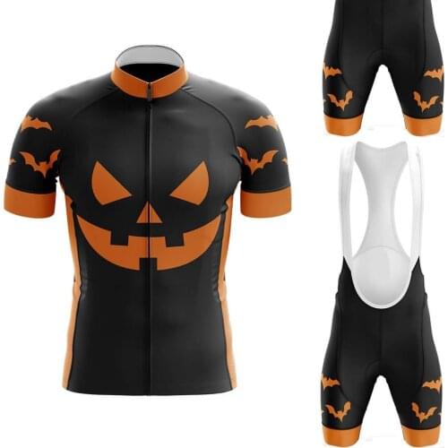 Outdoor Cycling Set Mountain Bike Suit Quick dry Bib Shorts Cycling Jersey For Men