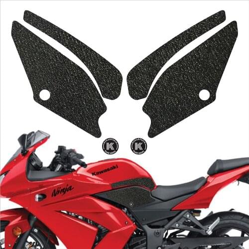 KSHARPSKIN Fuel tank grip motorcycle sticker Fuel tank side protection decal for KAWASAKI 2008-2012 NINJA 250R