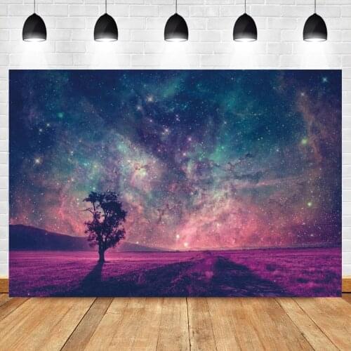 Laeacco Magic Fantasy Starry Galaxy Photo Background Science Fiction Portrait Photographic Backdrop Photocall Vinyl Photo Studio