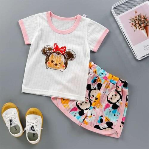 Summer Baby Boys Clothing Set Infnat Cotton Casual T-shirt + Shorts Suits Outfits Toddler Sports Clothes Baby Home Clothes Set