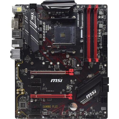 B450 GAMING PLUS MAX For MSI AMD B450 B450M Am4 motherboard 1st 2nd 3rd Gen AMD Ryzen Gen3 CPU Used Gaming PC Motherboard ddr4