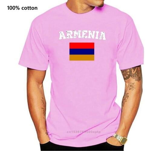 Men Short sleeve tshirt Armenian Flag Shirt Vintage Armenia T Shirt T Shirt Women t-shirt