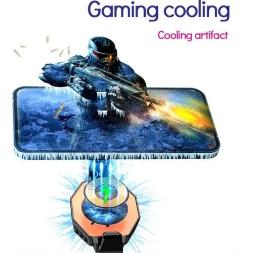 Ice Sealed Mobile Phone Semiconductor Radiator x9 Mobile Phone Radiator Refrigeration Digital Display Wireless Charging Radiator