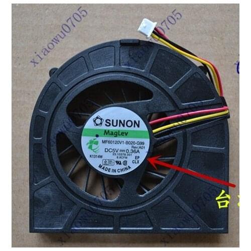 SSEA Wholesale New laptop CPU Cooling Fan for Dell Inspiron 15R N5010 m5010 FAN MF60120V1-B020-G99