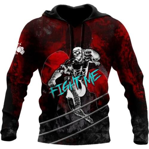 New Muay Thai fight 3D printed Hoodie 3D Unisex casual zipper Hoodie casual Street hip hop 3D printed Sweatshirt