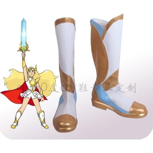 She-Ra and the Princesses of Power She-ra Cosplay Shoes Faux Leather Boots