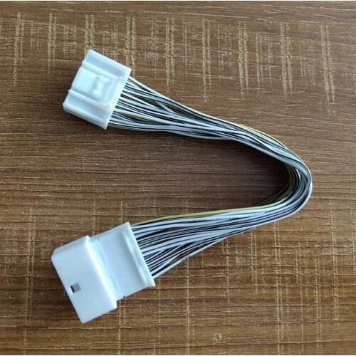 For Mazda CX-5 keyless entry male and female plug connector extension cable 2X12 24PIN12200