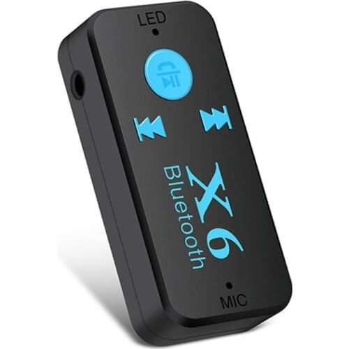 CMAOS X6 Universal Bluetooth Receiver V4.1 Support TF Card Handfree Call Music Player Phone Car AUX In/Output MP3 Music Player