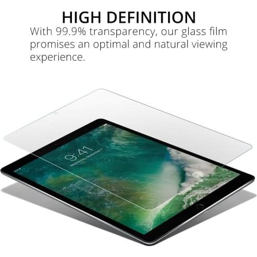 Tempered Glass Screen Protector for iPad 10.2 2019 7th 2018 2017 9.7 6th 5th Air 1 2 Pro 10.5 11 for iPad 2 3 4 5 6 Mini 5 7.9"