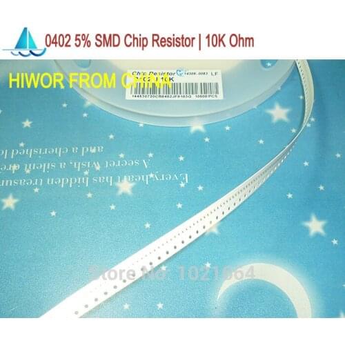 10K pcs/lot) 0402 10K ohm 5% SMD Chip Resistor Thick Film Resistor 5% 10K Ohm Chip Fixed Resistor
