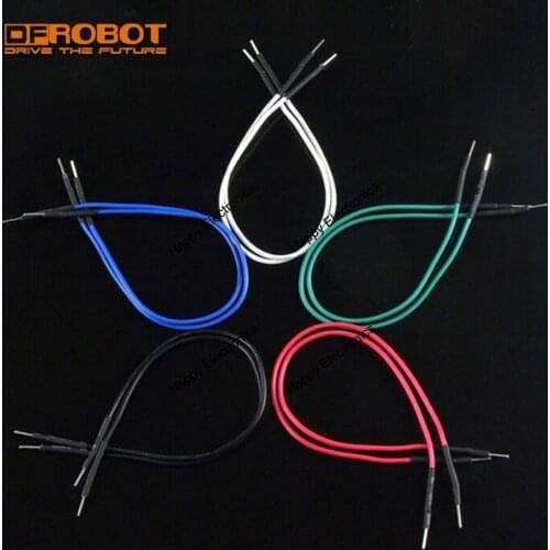 30pcs 30 Pack DFRobot High Quality Color Breadboard Jumper Cables, 214mm 1p -1p male to male header For Arduino etc