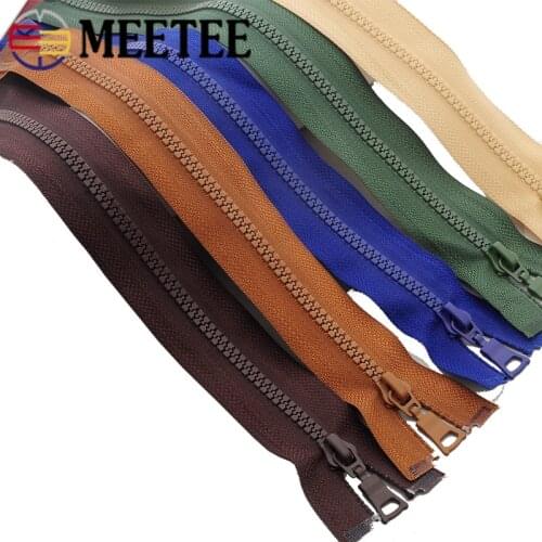 5pcs Meetee 5# Resin Zippers Close-end 15-25cm Open-end 30-90cm Zip Closure Sewing Down Jacket Garment Bags Home Tailor Crafts