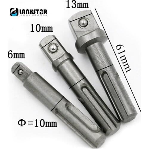 Grade A Batch SDS Adapter Electric Hammer Handle Connecting Rod Impact Drill Chuck Sleeve Rods ConvertTool Shank