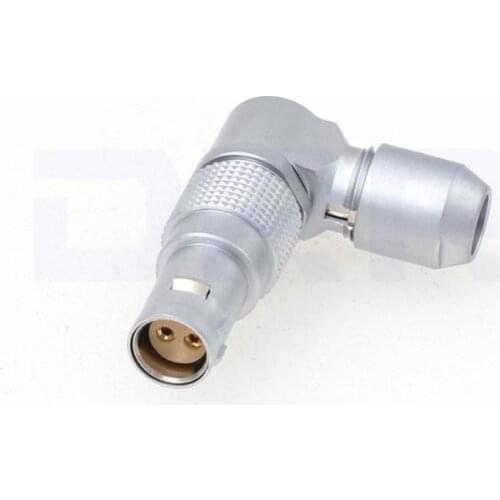 Adjustible Right Angle 2 Pin Female Plug ODU 02 FGJ