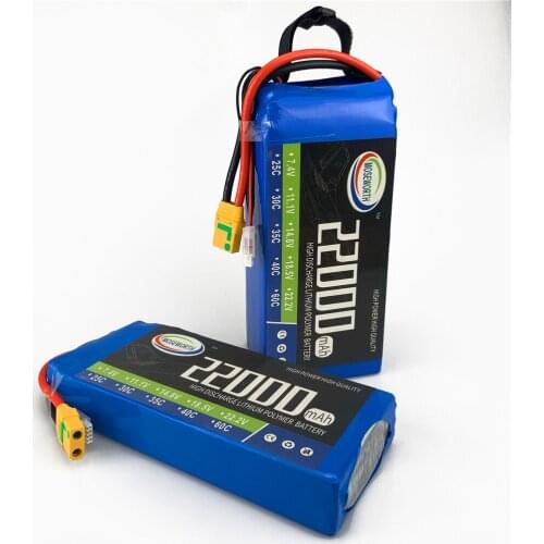 4S 14.8V 22000mAh 25C RC Aircraft LiPo Battery For Car Quadcopter Helicopter Airplane Boat Truck Hexacopter MultiRotor Airplane