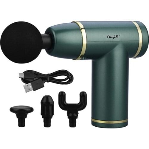 8 Speeds Professional Fascia Gun Gym Muscle Exercise Massage Gun Cordless High Frequency Vibration Body Massager for Leg Chest