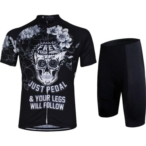 Unisex Pro Cycling Jersey Set Mountain Bike Uniforms Summer Cycling Wear Bicycle Clothing Men Cycling Clothing MTB Bike Shirts