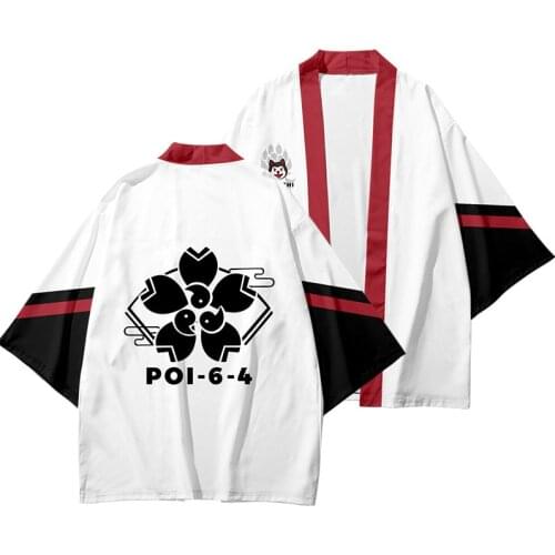 Azur Lane Summer Sleeve Shirt Kimono Traditional Cardigan Vintage Hanfu Shirt Yudachi Cosplay Japanese Yukata Cardigan Drop Ship